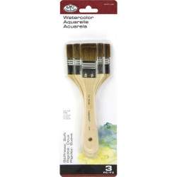 (RART-105) ROYAL LANGNICKEL SET DE 3 BROCHAS DE PELO DE CAMELLO EXTRA SUAVE