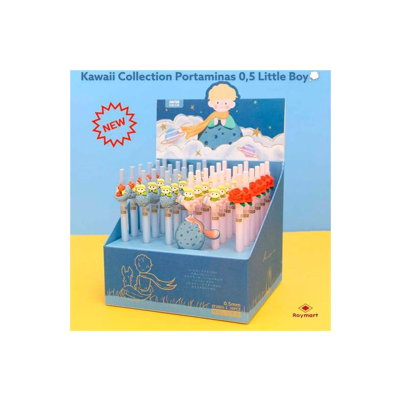 (EZV-2635) ROYMART PORTAMINAS LITTLE BOY 2 COLORES 0.5 EXPOSITOR 36 UD C/SURTIDOS (EZV-2635) ROYMART PORTAMINAS LITTLE BOY 2 COLORES 0.5 EXPOSITOR 36 UD C/SURTIDOS