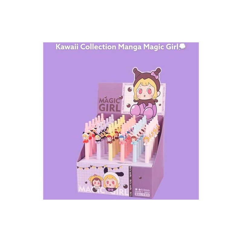 (EZV-2769) ROYMART BOLIS GEL MAGIC GIRL CLICK PEN SURTIDOS EXPOSITOR 36 UD (EZV-2769) ROYMART BOLIS GEL MAGIC GIRL CLICK PEN SURTIDOS EXPOSITOR 36 UD