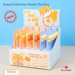 (EZV-2889) ROYMART BOLIS MOCHI CLICK PEN SURTIDOS EXPOSITOR 36 UD