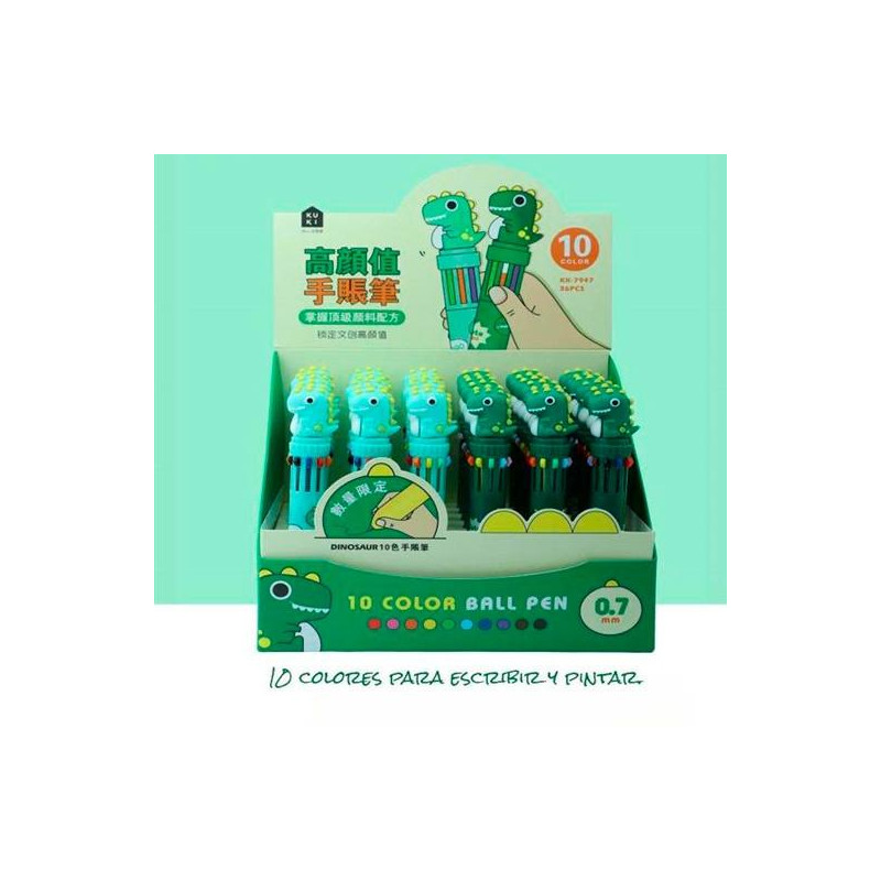 (KK-7947) ROYMART BOLIS DE 10 COLORES DINOSAURIOS SURTIDOS EXPOSITOR 36 UD (KK-7947) ROYMART BOLIS DE 10 COLORES DINOSAURIOS SURTIDOS EXPOSITOR 36 UD