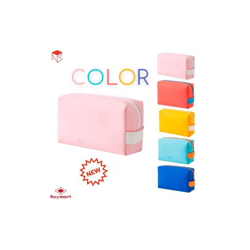 (BT-002) ROYMART NECESER DE MANO COLECCIÓN COLORS LOVE C/SURTIDOS (BT-002) ROYMART NECESER DE MANO COLECCIÓN COLORS LOVE C/SURTIDOS