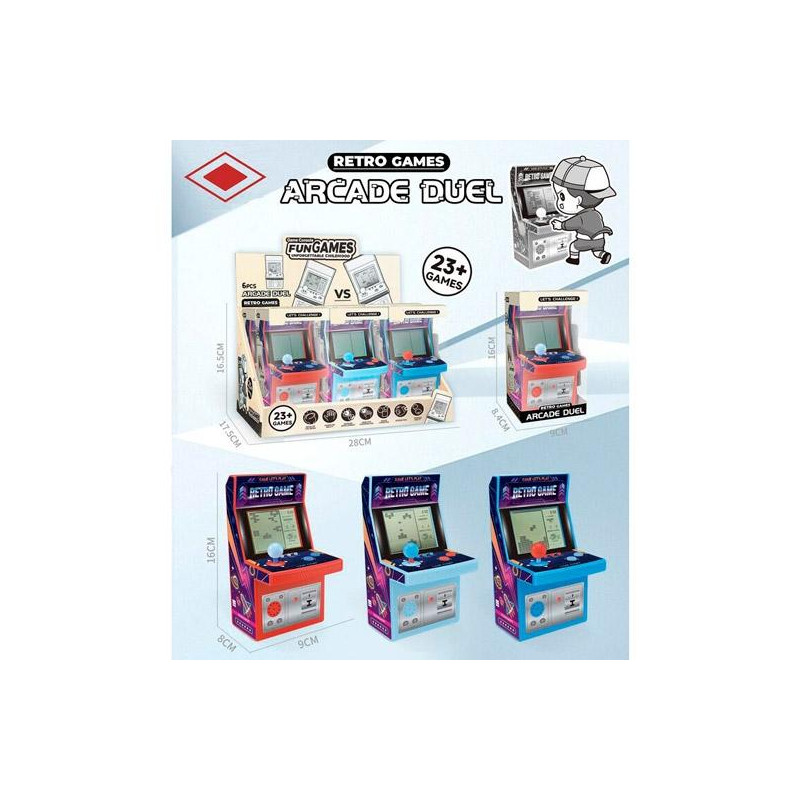 (ECI-2172) ROYMART MAQUINAS MARCIANITOS 23 JUEGOS CLÁSICA EXPOSITOR 6 UD (ECI-2172) ROYMART MAQUINAS MARCIANITOS 23 JUEGOS CLÁSICA EXPOSITOR 6 UD