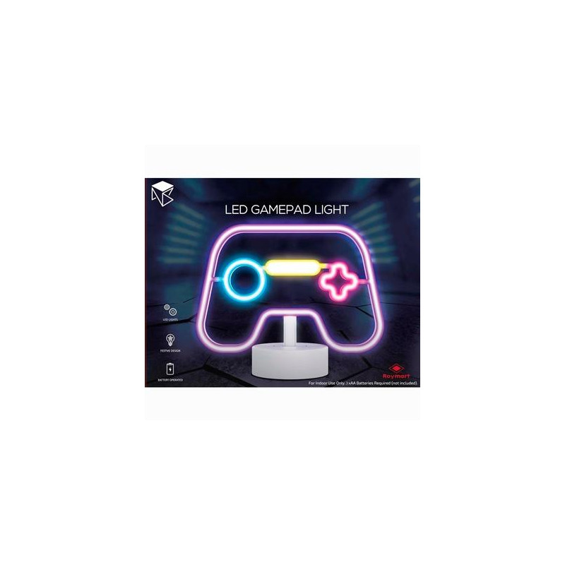 (NH-378) ROYMART LÁMPARA DE NEÓN FIGURA GAMEPAD (NH-378) ROYMART LÁMPARA DE NEÓN FIGURA GAMEPAD