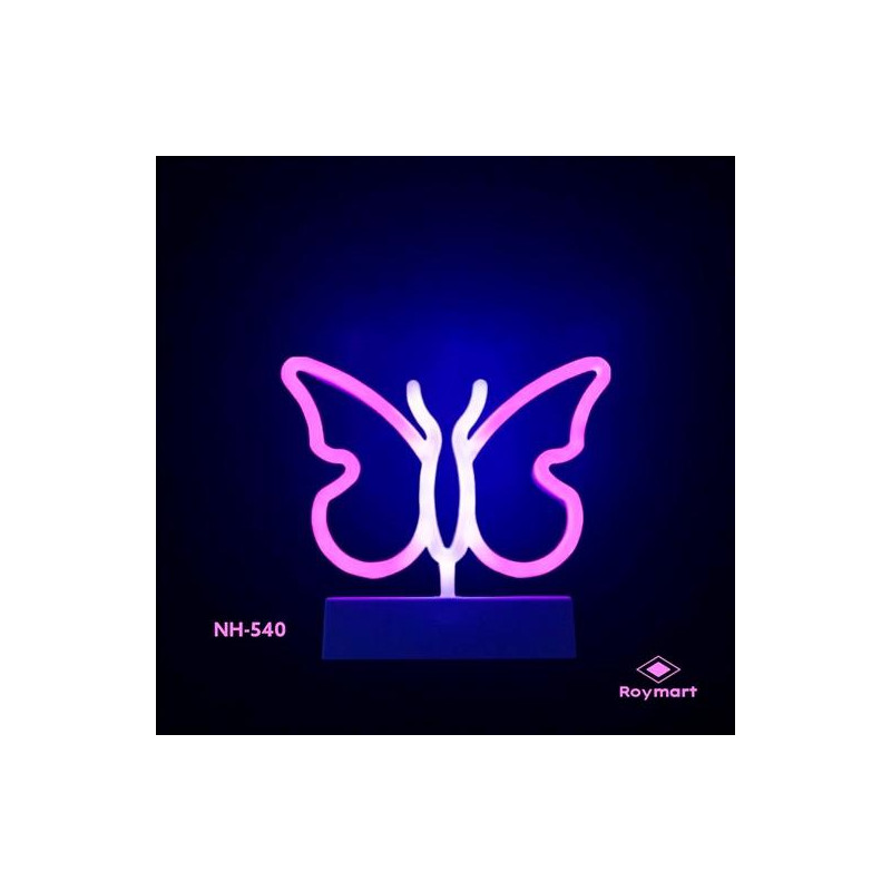 (NH-540) ROYMART LÁMPARA DE NEÓN FIGURA BUTTERFLY (NH-540) ROYMART LÁMPARA DE NEÓN FIGURA BUTTERFLY