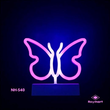 (NH-540) ROYMART LÁMPARA DE NEÓN FIGURA BUTTERFLY
