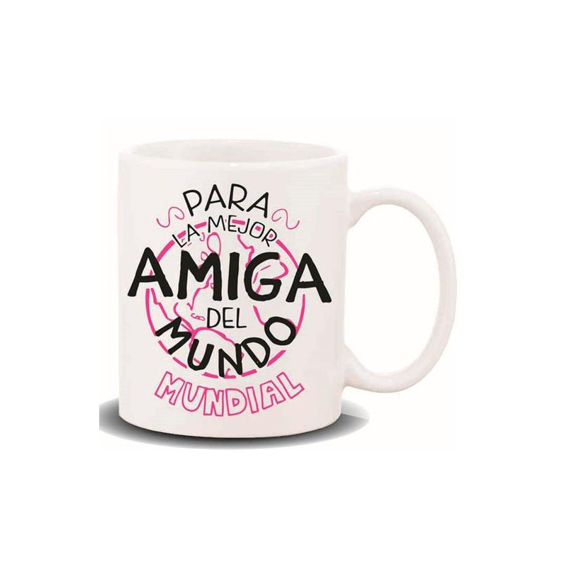 (HL-084) ROYMART TAZA CON MENSAJE "PARA LA MEJOR AMIGA" (HL-084) ROYMART TAZA CON MENSAJE "PARA LA MEJOR AMIGA"