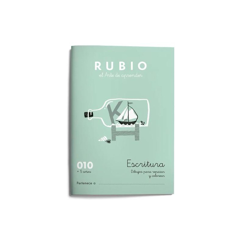 (C010) RUBIO CUADERNO DE ESCRITURA 010