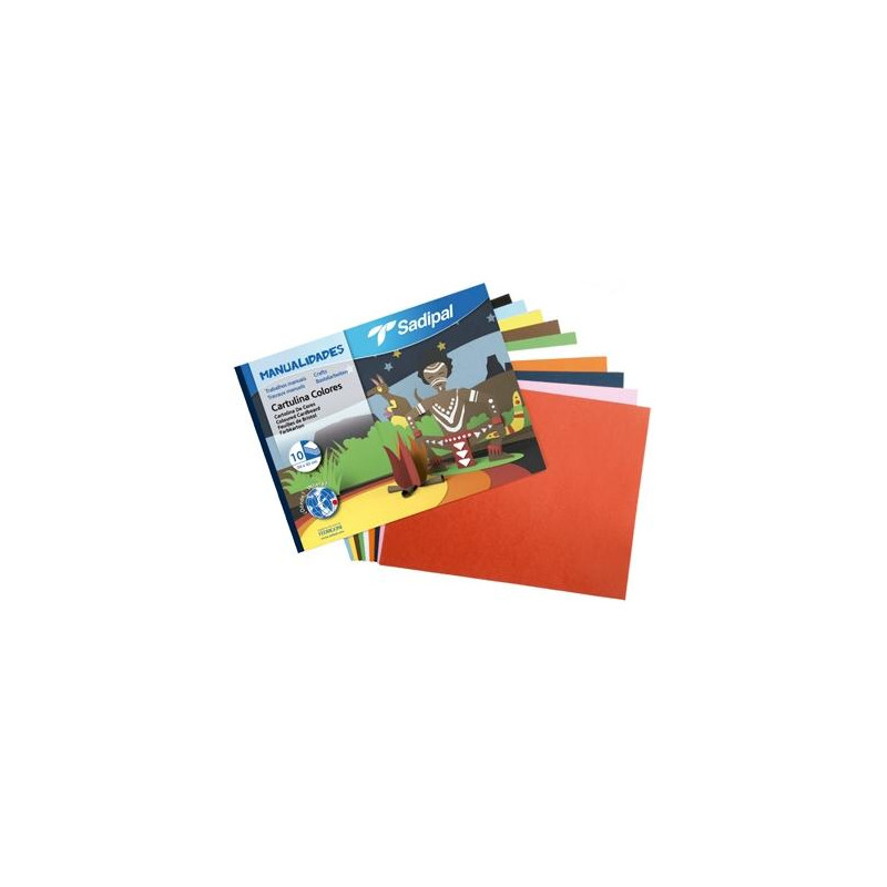 (S0400002) SADIPAL BLOC DE CARTULINA COLOR 32X24CM PARA MANUALIDADES 10H C/SURTIDOS (S0400002) SADIPAL BLOC DE CARTULINA COLOR 32X24CM PARA MANUALIDADES 10H C/SURTIDOS