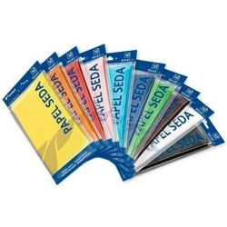 (S0718107) SADIPAL PAPEL DE SEDA PARA MANUALIDADES HOJA DE 50X75CM ROSA BOLSA 26 HOJAS
