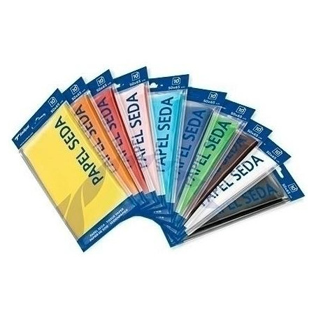 (S0718116) SADIPAL PAPEL DE SEDA PARA MANUALIDADES HOJA DE 50X75CM VERDE OSCURO BOLSA 26 HOJAS