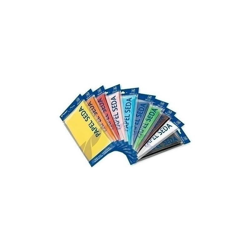 (S0718119) SADIPAL PAPEL DE SEDA PARA MANUALIDADES HOJA DE 50X75CM NEGRO BOLSA 26 HOJAS (S0718119) SADIPAL PAPEL DE SEDA PARA MANUALIDADES HOJA DE 50X75CM NEGRO BOLSA 26 HOJAS