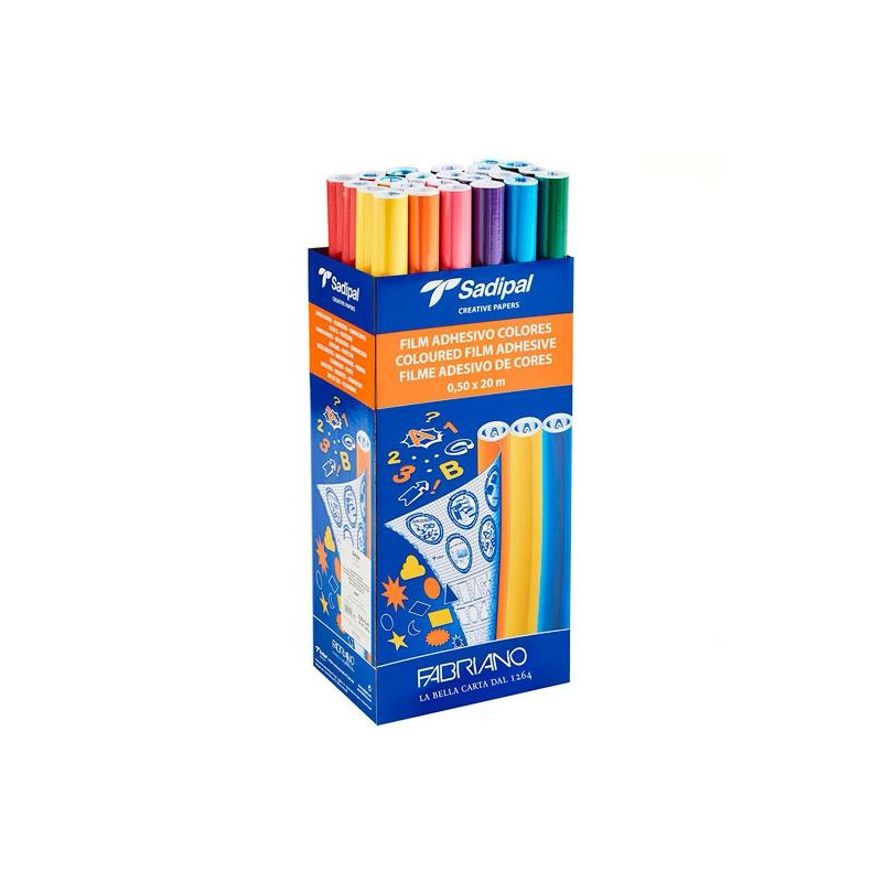 (S2420350) SADIPAL FILM ADHESIVO COLOR 100 MICRAS ROLLO 0 (S2420350) SADIPAL FILM ADHESIVO COLOR 100 MICRAS ROLLO 0