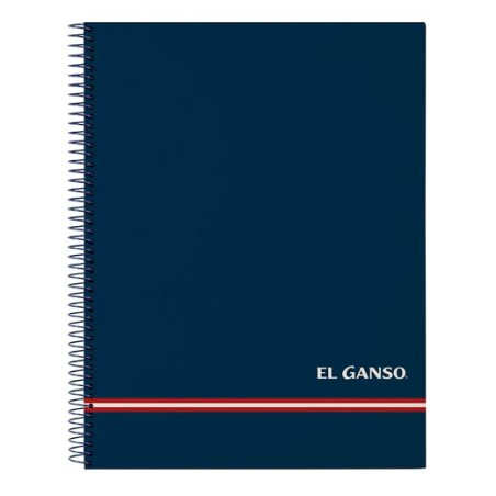 (512409064) SAFTA BLOC ESPIRAL A4 MICRO 120H 5X5 T/DURAS FORRADAS EL GANSO "CLASSIC"