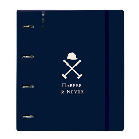 (512459667) SAFTA CARPEBLOCK ANILLAS 4X35MM C/RECAMBIO 100H A4 TAPAS PP FOAM C/SEPARADORES HARPER & NEYER