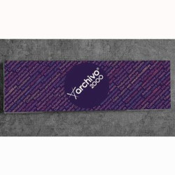 (10613 CS TP) ARCHIVO 2000 PORTANOMBRES MURALES CON ADHESIVO TRASERO 210X65 MM