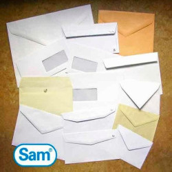 (141507) SAM BOLSA DIN K5 VERSAM 160 C AUTOADHESIVO CON TIRA DE SILICONA 162X229 80 GRAMOS KRAFT 250 SOBRES