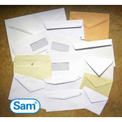 (210607) SAM SOBRE DIN C5 VERSAM 160 C AUTOADHESIVO CON TIRA DE SILICONA 162X229 120 GRAMOS CREMA VERJURADO 250 SOBRES