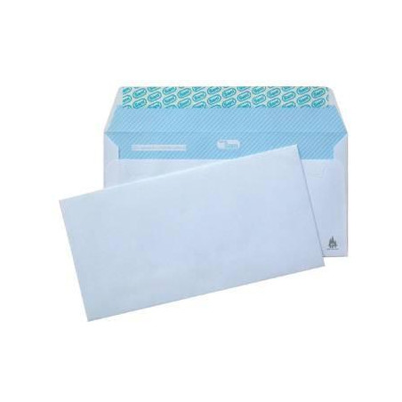(247684) SAM SOBRE AMERICANO OPEN-115 AUTOADHESIVO CON TIRA DE SILICONA 115X225 90 GRAMOS OFFSET BLANCO 500 SOBRES