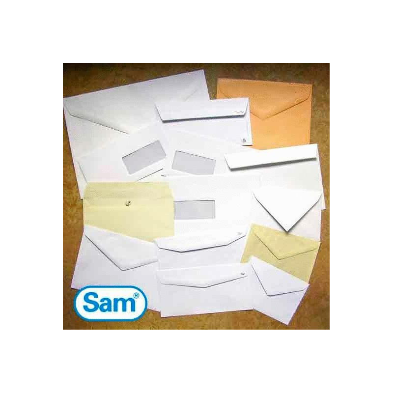 (266742) SAM SOBRE DIN C5 A-160230 AUTOADHESIVO CON TIRA DE SILICONA 162X229 90 GRAMOS BLANCO 500 SOBRES (266742) SAM SOBRE DIN C5 A-160230 AUTOADHESIVO CON TIRA DE SILICONA 162X229 90 GRAMOS BLANCO 500 SOBRES
