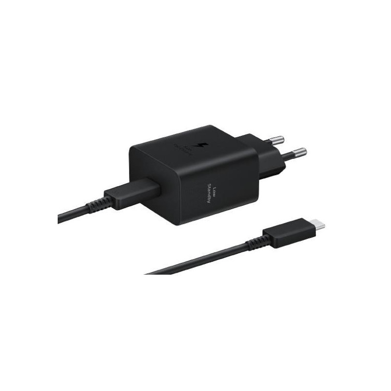 (EP-T4511XBEGEU) SAMSUNG CARGADOR PARED USB-C 45W SUPER RÁPIDO CON CABLE INCLUIDO (EP-T4511XBEGEU) SAMSUNG CARGADOR PARED USB-C 45W SUPER RÁPIDO CON CABLE INCLUIDO