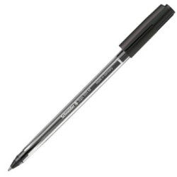 (SH150601) SCHNEIDER BOLÍGRAFO TOPS 505 M CUERPO TRANSPARENTE TINTA NEGRA CAJA 50 UD