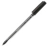 (SH150601) SCHNEIDER BOLÍGRAFO TOPS 505 M CUERPO TRANSPARENTE TINTA NEGRA CAJA 50 UD