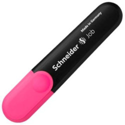 (SH1509) SCHNEIDER MARCADOR FLUORESCENTE JOB RECARGABLE FUCSIA CAJA 10 UD