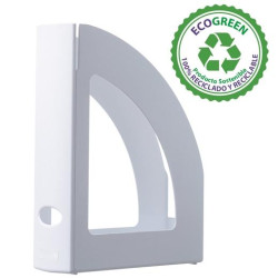 (2003 BL PS) ARCHIVO 2000 CAJETÍN ECOGREEN LOMO OLLAO 80MM 250X80X320MM RECICLADO BLANCO PASTEL