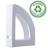 (2003 BL PS) ARCHIVO 2000 CAJETÍN ECOGREEN LOMO OLLAO 80MM 250X80X320MM RECICLADO BLANCO PASTEL