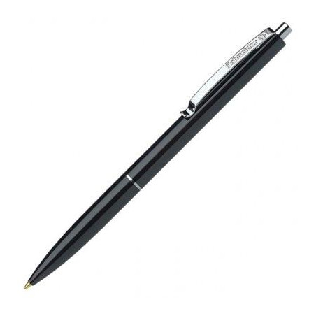 (SH3081) SCHNEIDER BOLÍGRAFO FINO K15 CON CLIP METÁLICO RECARGABLE NEGRO