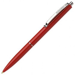 (SH3082) SCHNEIDER BOLÍGRAFO FINO K15 CON CLIP METÁLICO RECARGABLE ROJO