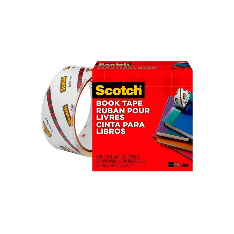 (7010408190) SCOTCH CINTA ADHESIVA TRANSPARENTE PARA REPARACIÓN DE LIBROS PP ROLLO 38 (7010408190) SCOTCH CINTA ADHESIVA TRANSPARENTE PARA REPARACIÓN DE LIBROS PP ROLLO 38