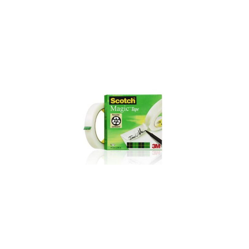 (7100027117) SCOTCH MAGIC CINTA ADHESIVA INVISIBLE 810 ROLLO 19MM X 66M CAJA INDIVIDUAL (7100027117) SCOTCH MAGIC CINTA ADHESIVA INVISIBLE 810 ROLLO 19MM X 66M CAJA INDIVIDUAL