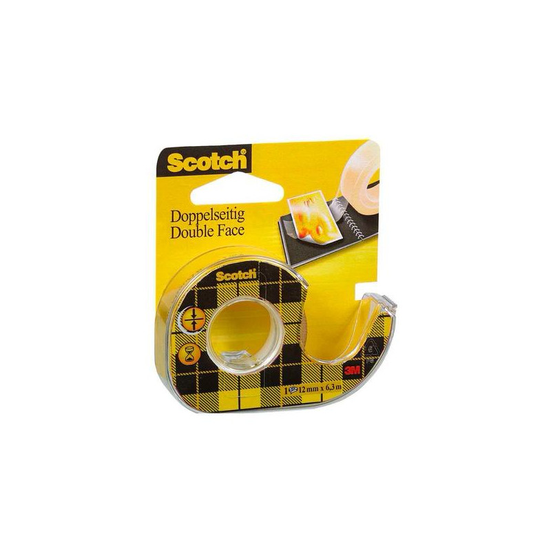 (7100284974) SCOTCH CINTA ADHESIVA A DOBLE CARA 12MMX6 (7100284974) SCOTCH CINTA ADHESIVA A DOBLE CARA 12MMX6