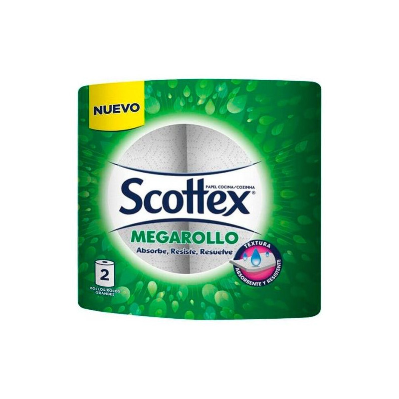 (5029053028651) SCOTTEX ORIGINAL PAPEL DE COCINA MEGARROLLO PACK DE 2U (5029053028651) SCOTTEX ORIGINAL PAPEL DE COCINA MEGARROLLO PACK DE 2U