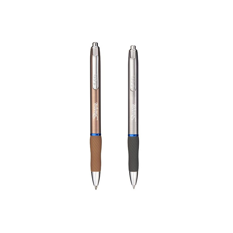 (2162642) SHARPIE BOLÍGRAFO S-GEL METALLIC TINTA AZUL PUNTA MEDIA 0.7MM PLATEADO Y COBRE SURTIDOS (2162642) SHARPIE BOLÍGRAFO S-GEL METALLIC TINTA AZUL PUNTA MEDIA 0.7MM PLATEADO Y COBRE SURTIDOS