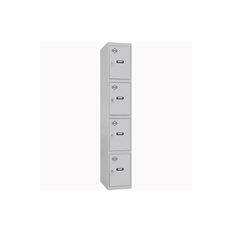 (8435104935194) SIMONRACK CASILLERO METÁLICO SIMONLOCKER 4P MONOBLOQUE 180X50X30CM GRIS (8435104935194) SIMONRACK CASILLERO METÁLICO SIMONLOCKER 4P MONOBLOQUE 180X50X30CM GRIS