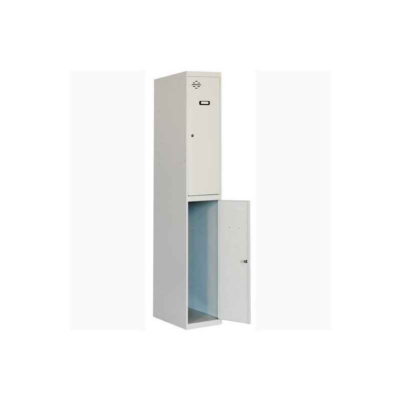 (90233W1230) SIMONRACK TAQUILLA METÁLICA SIMONLOCKER 2P MONOBLOQUE 180X50X30CM GRIS (90233W1230) SIMONRACK TAQUILLA METÁLICA SIMONLOCKER 2P MONOBLOQUE 180X50X30CM GRIS