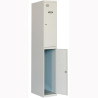 (90233W1230) SIMONRACK TAQUILLA METÁLICA SIMONLOCKER 2P MONOBLOQUE 180X50X30CM GRIS