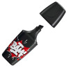 (07/46-10) STABILO MARCADOR FLUORESCENTE BOSS MINI "BAM" NEGRO CAJA 10 UD