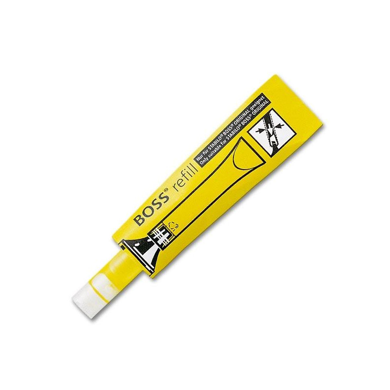 (070/24) STABILO RECARGA DE MARCADOR FLUORESCENTE BOSS AMARILLO CAJA 20 UD (070/24) STABILO RECARGA DE MARCADOR FLUORESCENTE BOSS AMARILLO CAJA 20 UD