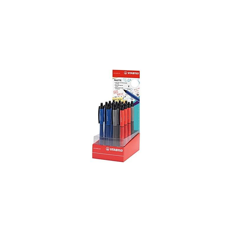 (268/16-01) STABILO BOLÍGRAFO TINTA DE GEL RETRÁCTIL PALETTE FINE SURTIDO EXPOSITOR -16U- (268/16-01) STABILO BOLÍGRAFO TINTA DE GEL RETRÁCTIL PALETTE FINE SURTIDO EXPOSITOR -16U-