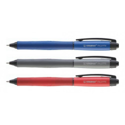 (268/40-01) STABILO BOLÍGRAFO TINTA DE GEL RETRÁCTIL PALETTE FINE ROJO -10U-