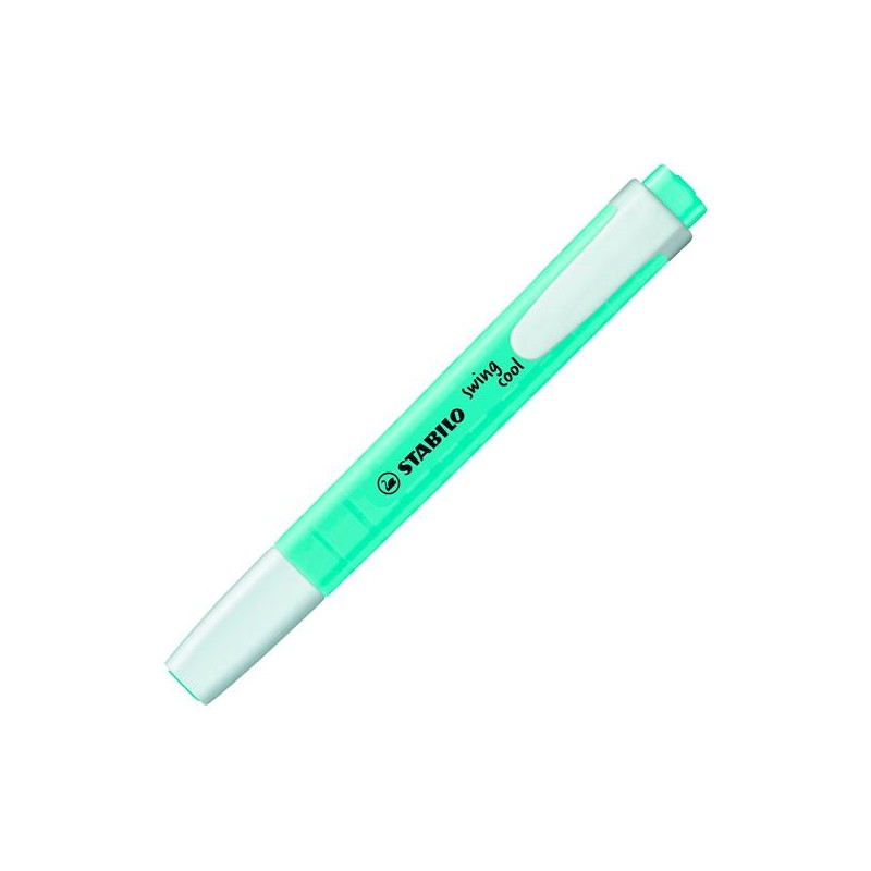 (275/113-8) STABILO MARCADOR FLUORESCENTE SWING COOL PASTEL TURQUESA CAJA 10 UD (275/113-8) STABILO MARCADOR FLUORESCENTE SWING COOL PASTEL TURQUESA CAJA 10 UD