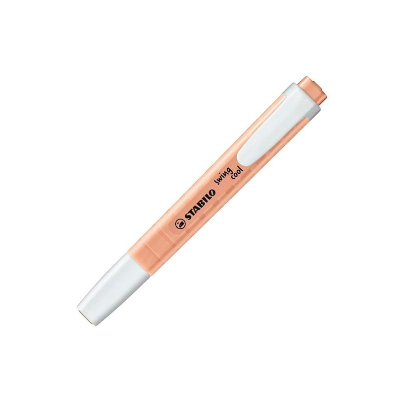 (275/126-8) STABILO MARCADOR FLUORESCENTE SWING COOL PASTEL MELOCOTÓN CAJA 10 UD (275/126-8) STABILO MARCADOR FLUORESCENTE SWING COOL PASTEL MELOCOTÓN CAJA 10 UD