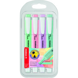 (275/4-08) STABILO MARCADOR FLUORESCENTE SWING COOL PASTEL C/SURTIDOS BLÍSTER 4 UD