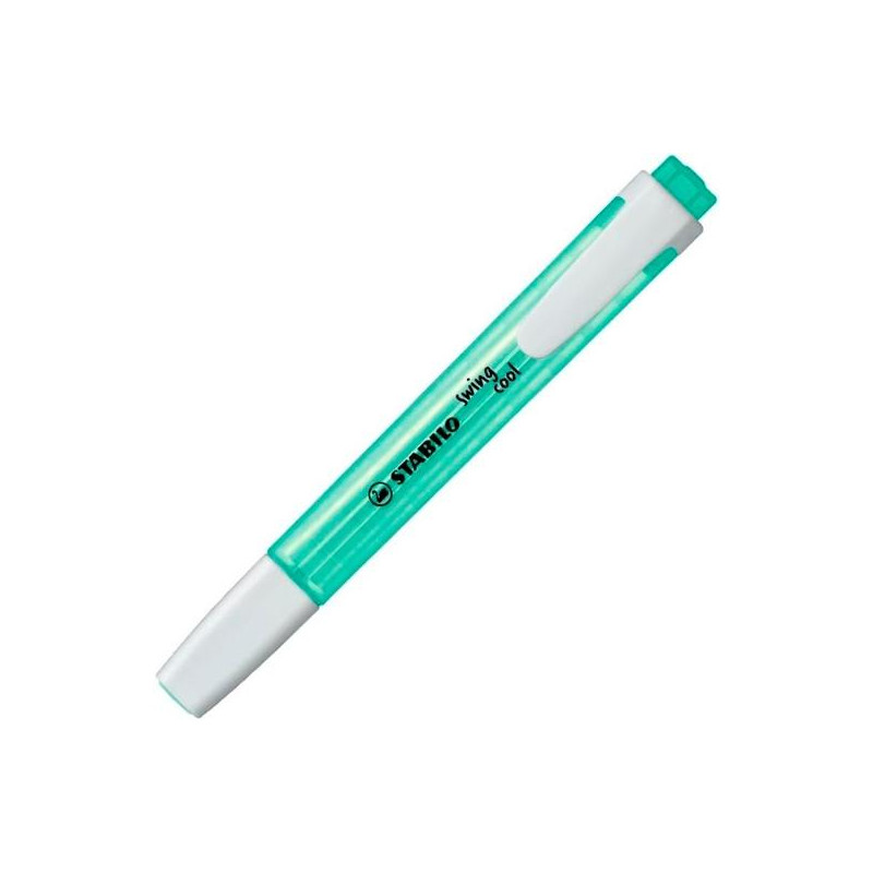 (275/51) STABILO MARCADOR FLUORESCENTE SWING COOL TURQUESA CAJA 10 UD (275/51) STABILO MARCADOR FLUORESCENTE SWING COOL TURQUESA CAJA 10 UD