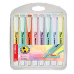 (275/8-08-1) STABILO MARCADOR FLUORESCENTE SWING COOL PASTEL C/SURTIDOS BLÍSTER 8 UD