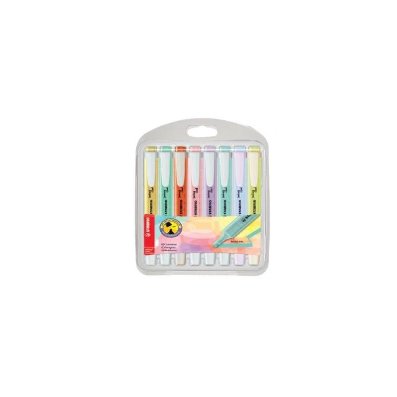 (275/8-08-1) STABILO MARCADOR FLUORESCENTE SWING COOL PASTEL C/SURTIDOS BLÍSTER 8 UD